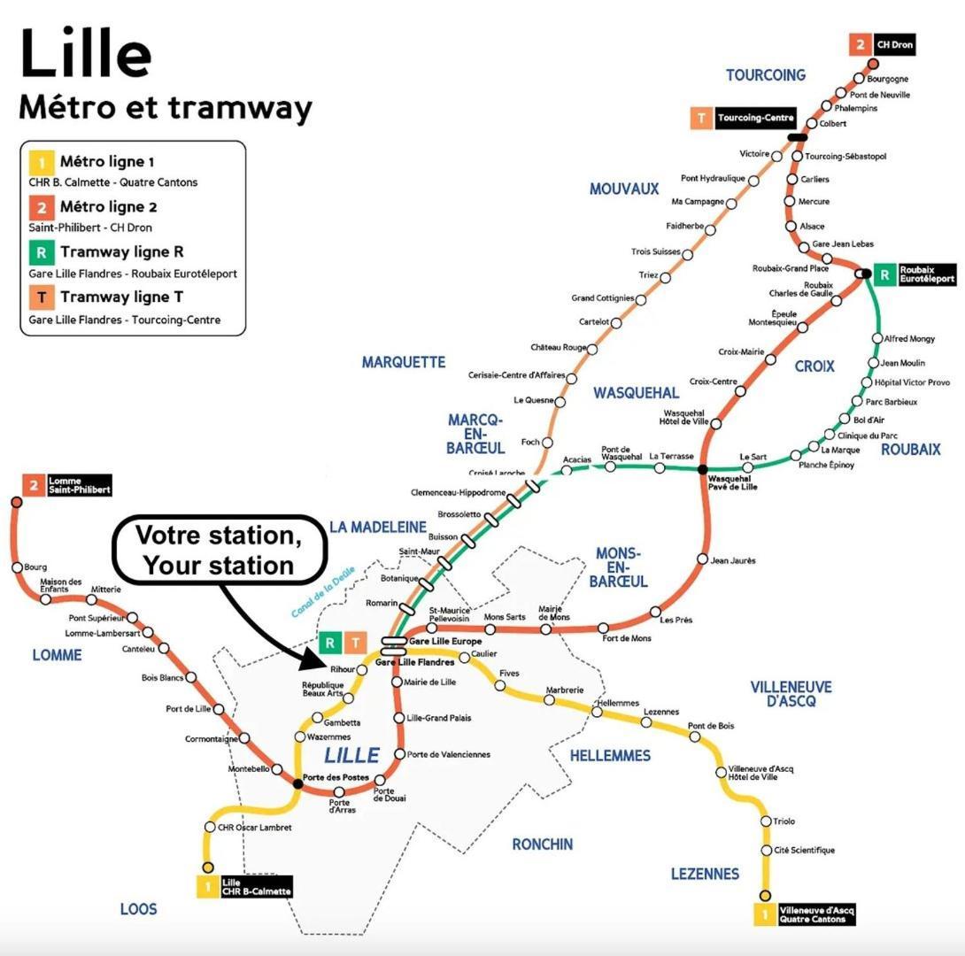 Lille Centre - Nice apartment in subplex ! 3pers Esterno foto